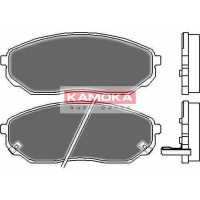 Set placute frana, frana disc KAMOKA JQ101115