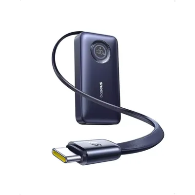 Baterie Externa Baseus EnerCore CR11, 10000mAh, 45W, PD, 2 x USB-C, Neagra E0027G01