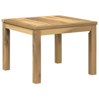 vidaXL Masă de cafea Alb 50 x 48,5 x 36 cm Lemn Solid de Acacia