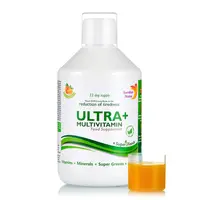 Ultra+ Detox Multivitamine cu 63 de ingrediente, 500ml, Swedish Nutra