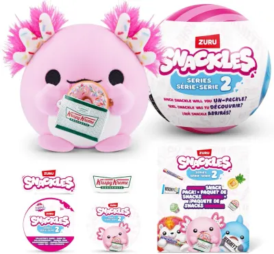 Jucarie de plus surpriza, Snackles, Mini Brands, S2, 11 cm