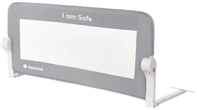 Barieră protecție pat Kikka Boo - I am safe, 102 cm, gri