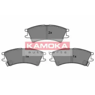 Set placute frana, frana disc KAMOKA JQ1012652