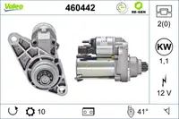 Electromotor (12v, 1,1kw, Reconditionat) Potrivit Audi A1, A3; Seat Altea, Altea Xl, Cordoba, Ibiza Iii, Ibiza Iv, Ibiza Iv Sc, Ibiza Iv St, Ibiza Iv Hatchback, Leon 1.2-2.0 10.99-05.22