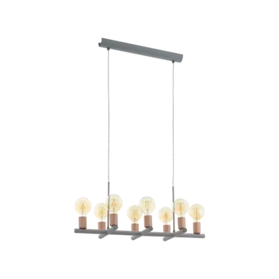 Lampa suspendata ADRI 1 grey, rose gold 220-240V,50/60Hz