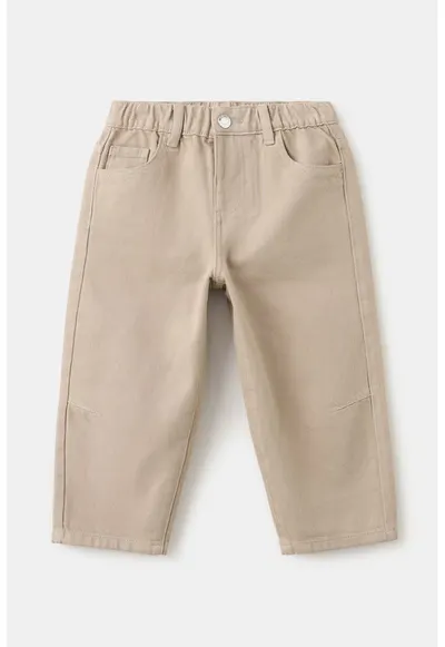 Blugi relaxed fit - Maro nisip