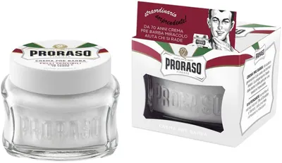 Proraso Cremă înainte de ras cu ceai verde, 100 ml