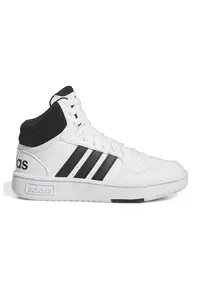 Pantofi sport mid-high din piele ecologica Hoops - Alb