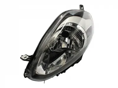 Far stanga (H4, electric, cu motoras, fundal cromat) ABARTH PUNTO FIAT PUNTO, PUNTO EVO