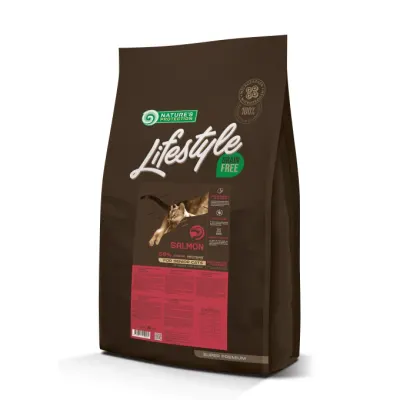 Nature s Protection Lifestyle Grain Free Senior Cat cu Somon, 1.5 kg