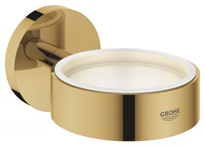 Suport Grohe Essentials 40369GL1, pahar sau savoniera, fixare ascunsa, lucios, Cool sunrise
