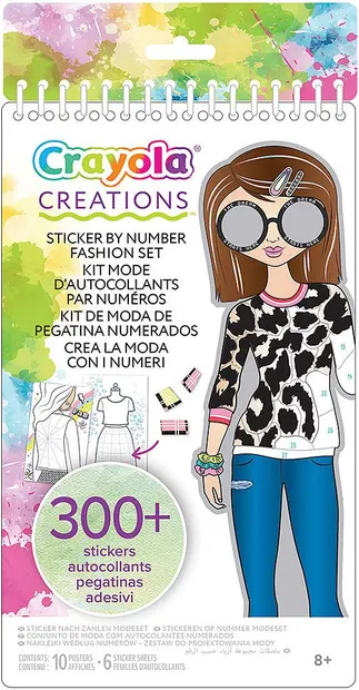 Carte cu stickere Crayola Creations – 10 foi