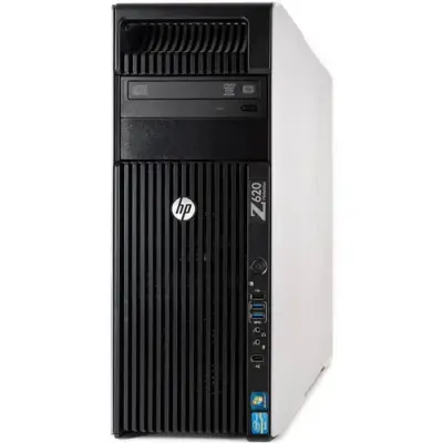 Calculator Sistem PC Refurbished HP Z620, 1x Intel Xeon 10-Core E5-2660 V2 2.2GHz-3.0GHz, 32GB DDR3 ECC, HDD 500GB, 2 x Placa Video nVidia Quadro NVS 310/512MB