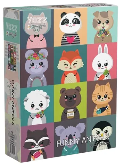 Puzzle Yazz Puzzle din 1000 piese - Animale amuzante
