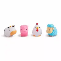 Set 4 jucarii de baie Munchkin Farm 10L+