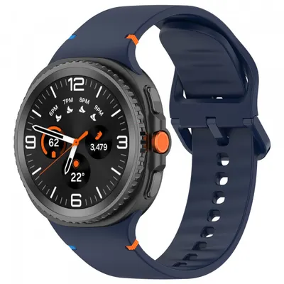 Curea Techsuit W079 pentru Samsung Galaxy Watch9 / Watch8 / Watch8 Classic Series, Bleumarin