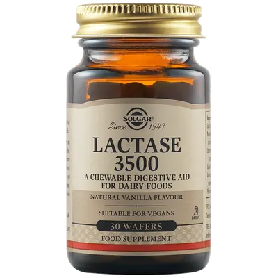 Lactaza 3500, 30 tablete, Solgar