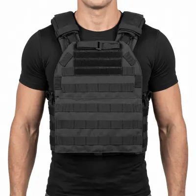 Plate Carrier MOLLE QUICK RELEASE GFC Tactical - NEGRU