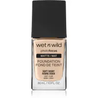 Wet n Wild PhotoFocus Make-up lichid matifiant culoare Soft Ivory 30 ml