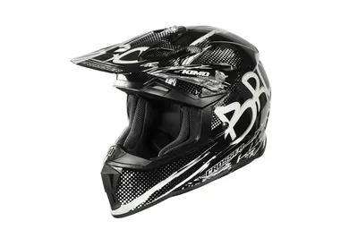 Casca de protectie pentru copii BRO Kimo Cross V2 SPORT cu ventilatie si vizor reglabil, neagra