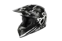 Casca de protectie pentru copii BRO Kimo Cross V2 SPORT cu ventilatie si vizor reglabil, neagra