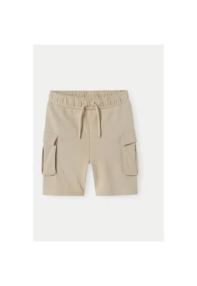 Pantaloni scurti baieti - 304938139 - Bumbac/Poliester - Bej - Bej