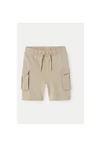 Pantaloni scurti baieti - 304938139 - Bumbac/Poliester - Bej - Bej