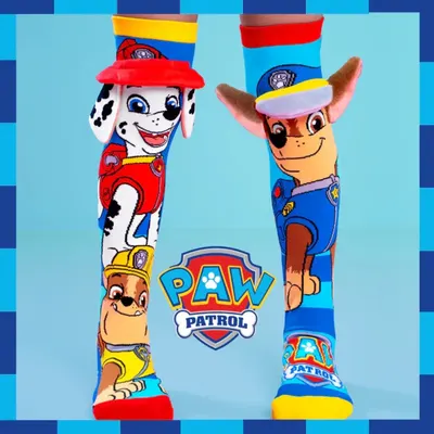 Șosete lungi colorate Madmia Paw Patrol pentru băieți 6-99 ani