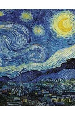 Vincent van Gogh Planner 2026: Starry Night Planner Organizer January-December (12 Months) Post-Impressionism Art