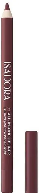 IsaDora Creion de buze de lungă durată All-in-One, 10 Cranberry, 1.2 g
