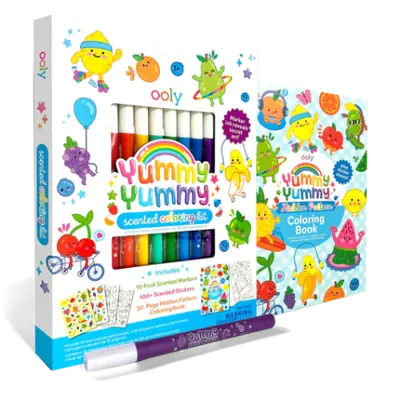 Set de Colorat Parfumat Yummy Yummy , 3 in 1
