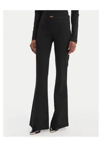 Pantaloni dama - viscoza - evazati - negru