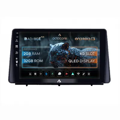 Navigatie Ford Focus MK4 (2019+), Android, E-Octacore 2GB RAM + 32GB ROM, 10.1 Inch - AD-BGE10002+AD-BGRKIT158