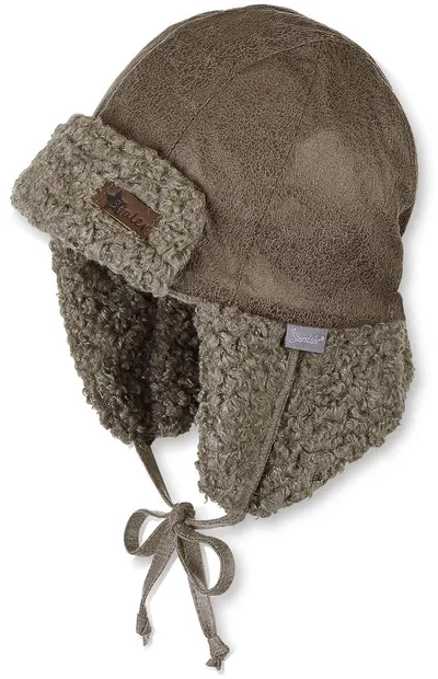 Căciulă de iarnă cu urechi pentru bebeluşi din piele eco Sterntaler - 51 cm, 18-24 luni