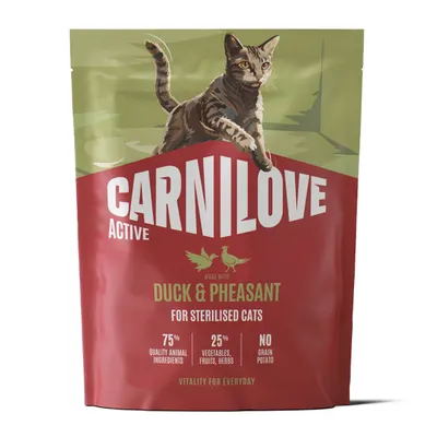 Carnilove Active Cat Dry Duck & Pheasat Sterilised Adult All Breeds 400 g