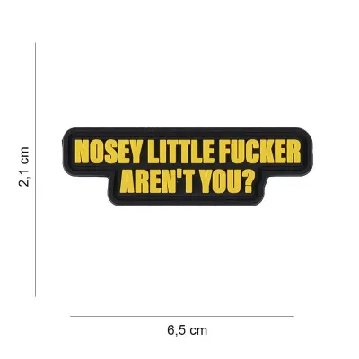 Patch 3D PVC 101INC Nosey Little Fucker - Default Title