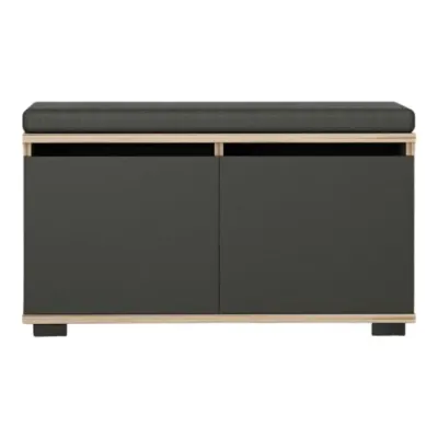 Pantofar DRAGO, nuc + negru, 80x35x42 cm
