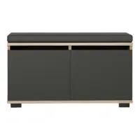 Pantofar DRAGO, nuc + negru, 80x35x42 cm
