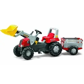 Tractor cu pedale, remorca si cupa - Rolly Toys Junior