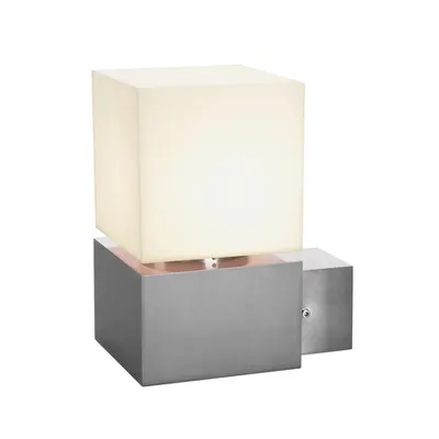 Corp iluminat de perete, aplica, lumini SQUARE perete E27, din otel inoxidabil