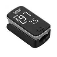 Pulsoximetru de deget Perfect Medical, monitorizare Sp O2 si puls, negru