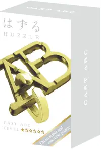 Puzzle logic metalic Hanayama - Mini Huzzle Cast ABC