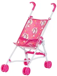 Cărucior pentru păpuși Chipolino - Lili , unicorni