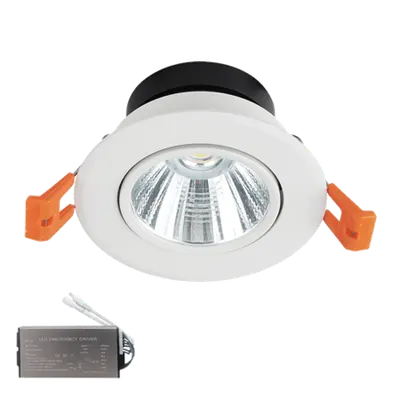 Spot Led 20w 230v 4000k Alb Ip44+kit Emergenta