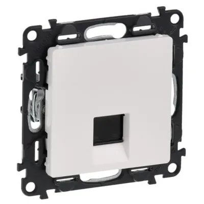 Priza RJ45 Legrand 753142, cat.6, UTP, IP21, IK04, alba