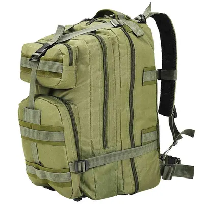 vidaXL Rucsac în stil militar, 50 L, verde măsliniu
