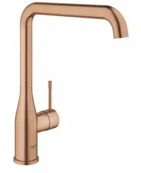 Baterie bucatarie Grohe Essence 30505DL0, 3/8 inch, inalta, tip L, monocomanda, Cupru mat