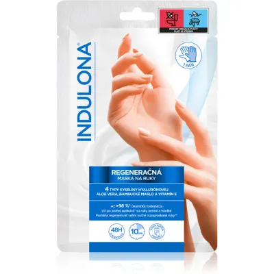 Indulona Original masca regeneratoare pentru maini sub formă de manusi 1 pereche