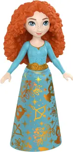 Păpuşă Disney Princess - Merida, într-un costum turcoaz, 9 cm