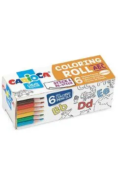 Hartie Mini Coloring Roll. ABC